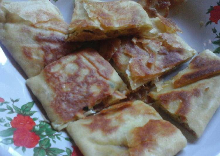 gambar untuk cara membuat Martabak telur teflon