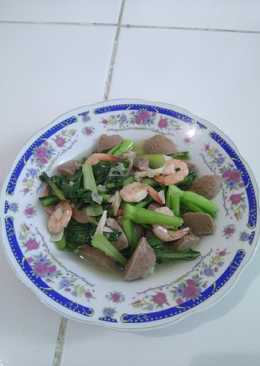 Cahsyim cah udang baso