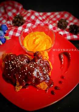 Fire chiken wing ala richeese