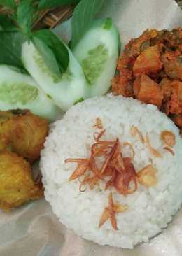 Nasi Uduk Betawi rice cooker (ala silvy)