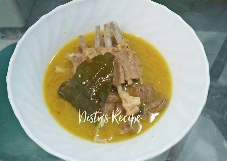 bahan dan cara membuat Gule kambing