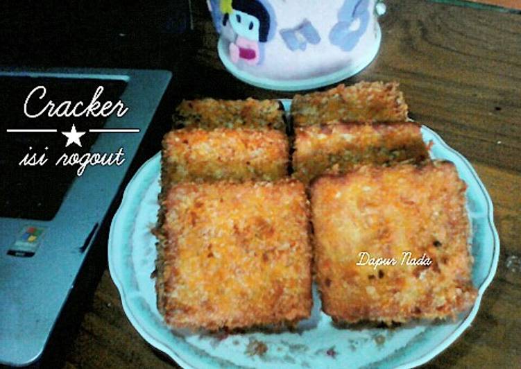 resep makanan Cracker isi Rogout