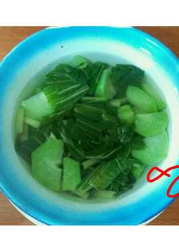 Sayur Bening Sawi Labu