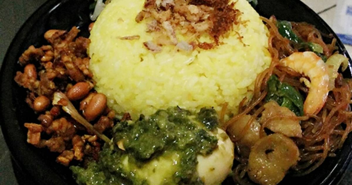 55 resep nasi kuning komplit enak dan sederhana - Cookpad
