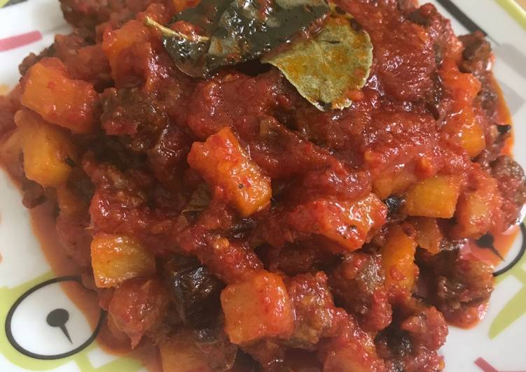 Resep Sambal kentang ati ampela Kiriman dari Rama Pardede