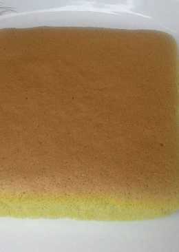 Pandan ogura cake 3 telur