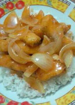 Ikan goreng asem manis