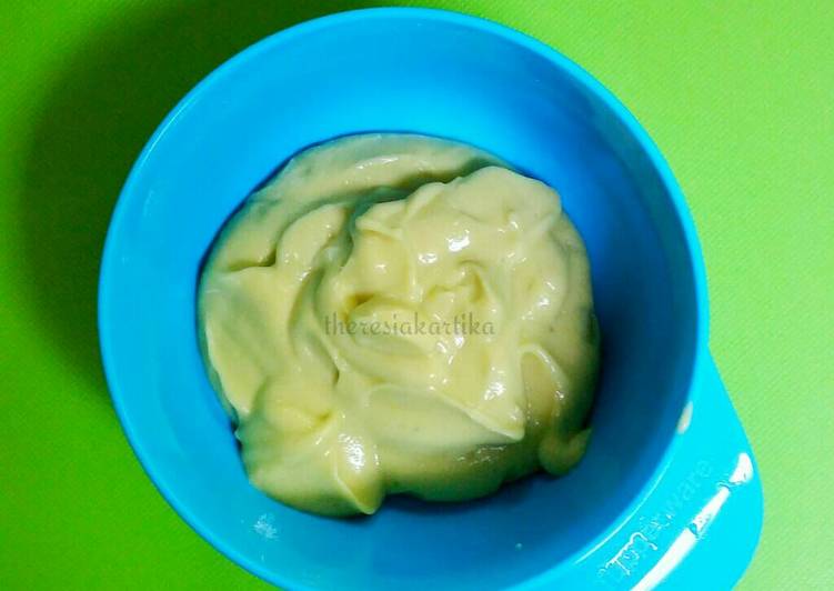 resep lengkap untuk Puree Alpukat 6m MPASI