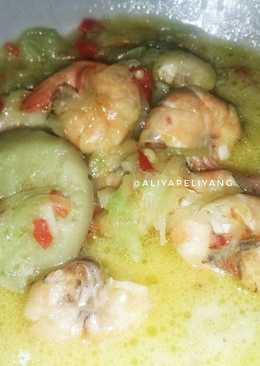 Sayur labu siam udang jengkol