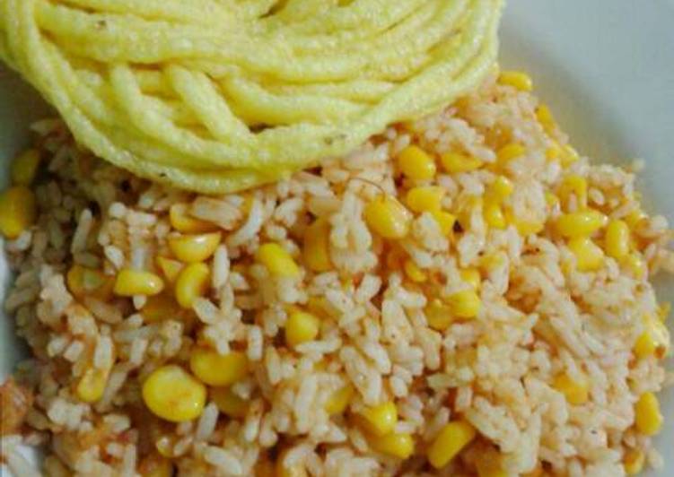 gambar untuk cara membuat Nasi goreng jagung