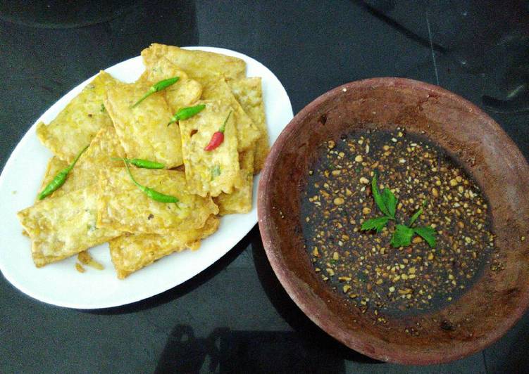 resep Tempe goreng krispi bumbu kacang ????