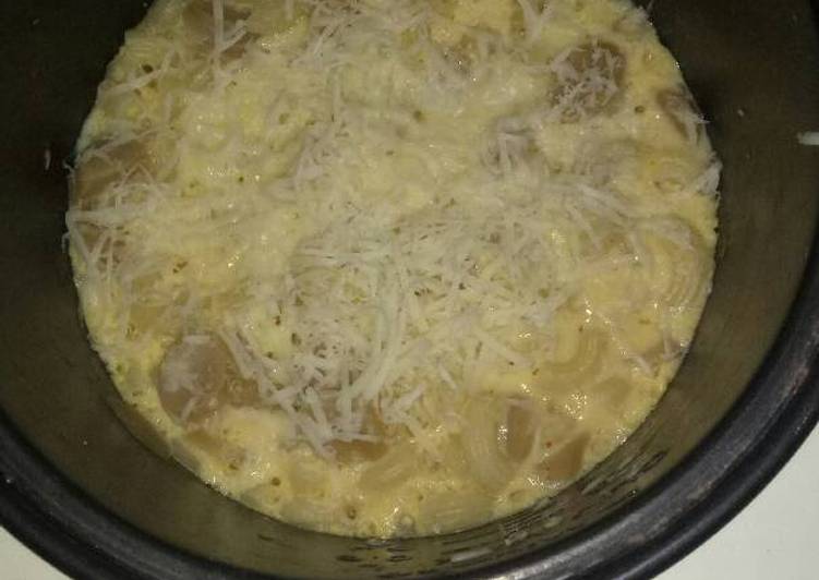 resep lengkap untuk Macaroni schotel magiccom