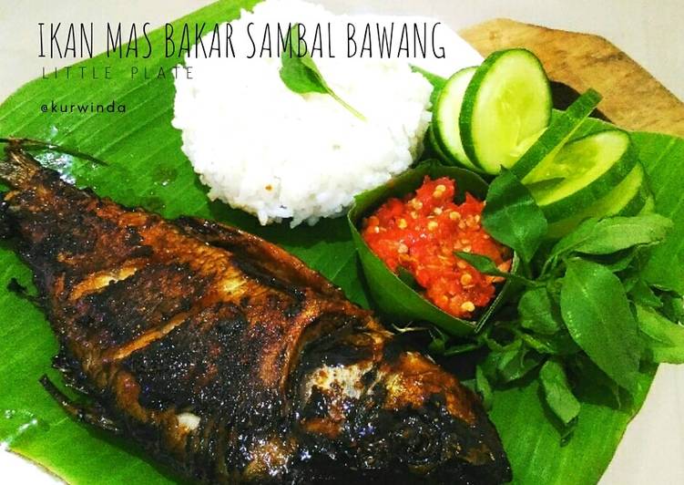 cara membuat Ikan Mas Bakar Manis Sambal Bawang