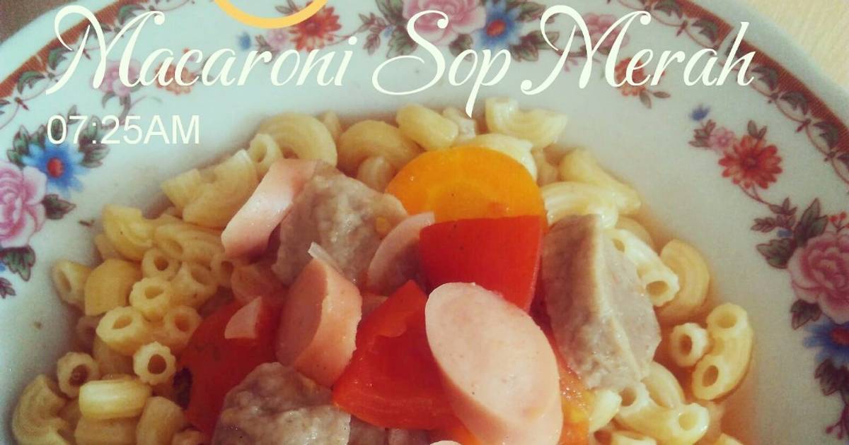 Sup macaroni - 480 resep - Cookpad