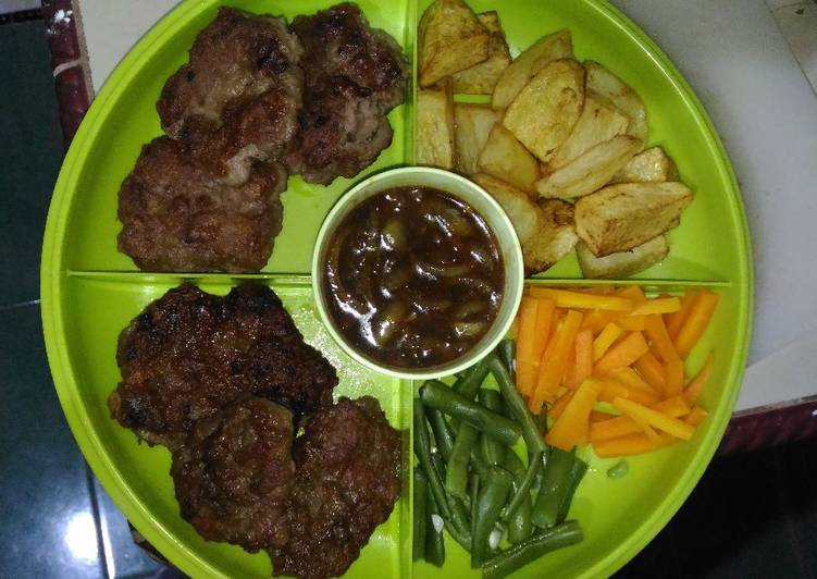 resep masakan Steak Sapi Saus Tiram