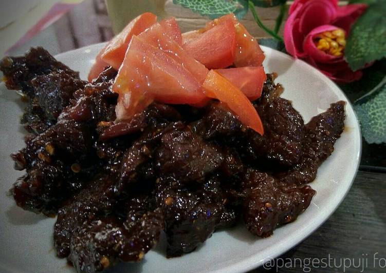 bahan dan cara membuat Sate Goreng Daging Sapi #kitaberbagi