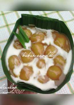 Bubur candil/cetil kenyal full tepung ketan