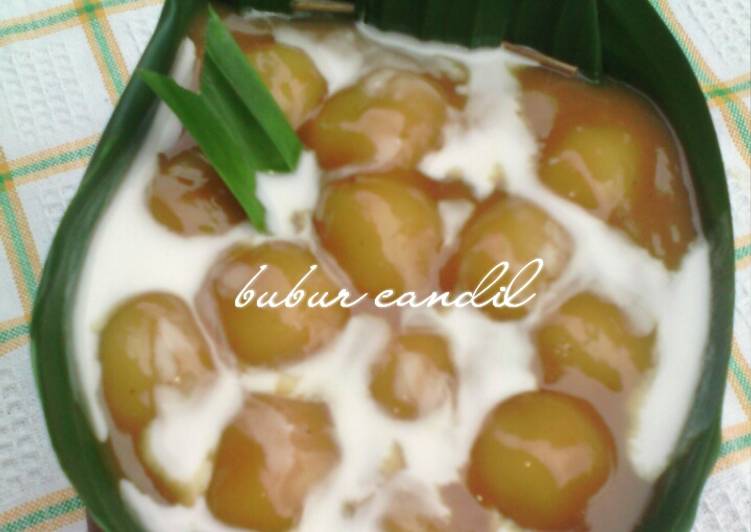 bahan dan cara membuat Bubur candil/cetil kenyal full tepung ketan