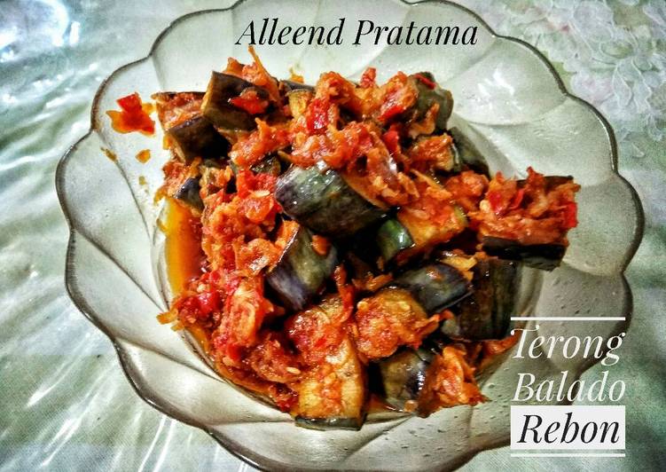 resep makanan Terong Balado Rebon