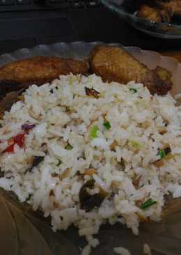 Nasi Goreng Ikan Asin Saus Tiram