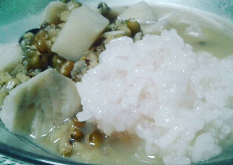 resep makanan Bubur Ketan-Kacang Ijo