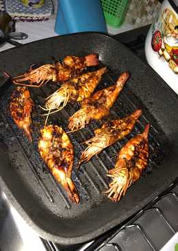 Udang Bakar Madu ala mang Engking