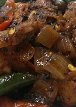 Chiken black pepper/ayam lada hitam