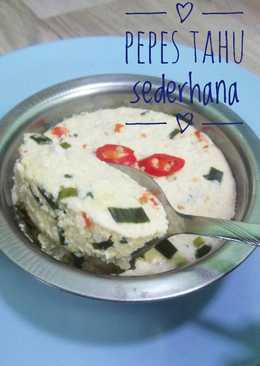 Pepes Tahu sederhana