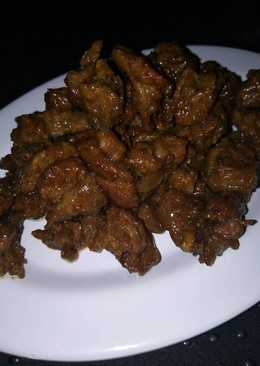 Oseng daging Sapi asam manis