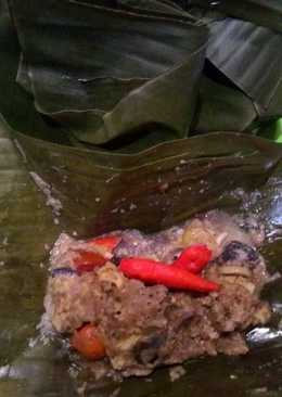 Botok ati ampela bumbu kacang