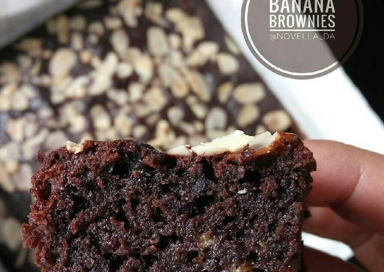 resep makanan Brownies Pisang (Banana Brownies)