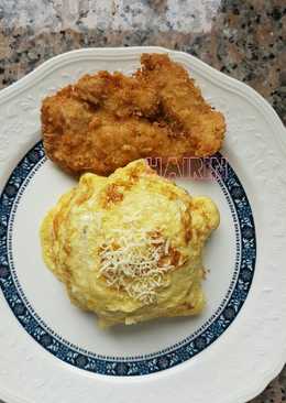 Chicken Katsu dan Telor Dadar