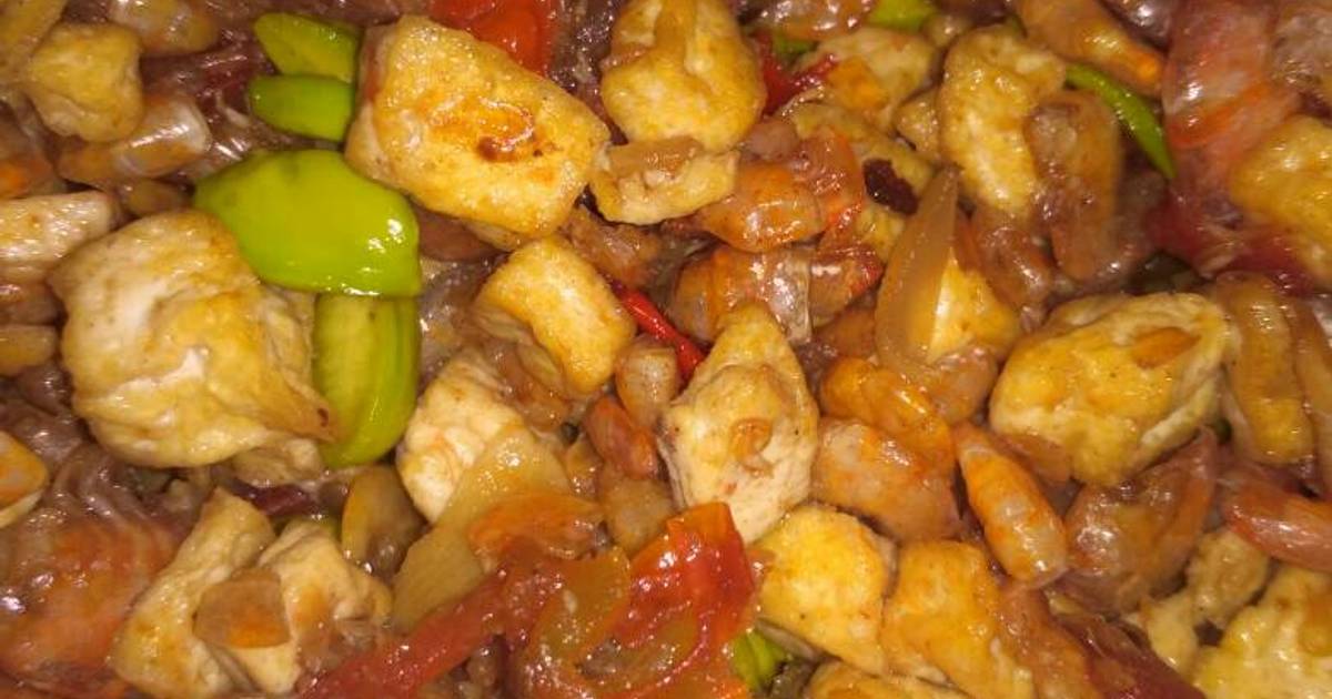 Resep Tumis udang tahu  petai oleh Rut Mia Audia Cookpad