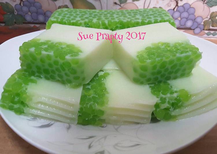 resep lengkap untuk Pudding Sagu Mutiara