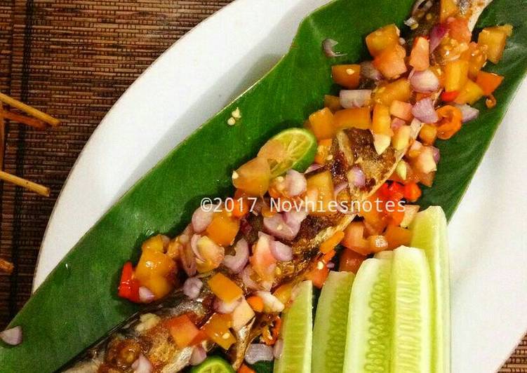 cara membuat Barakuda Bakar Sambal Dabu-dabu