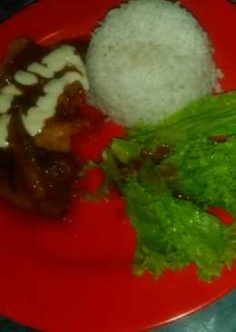 Chicken wing & chicken katsu asem manis pedas