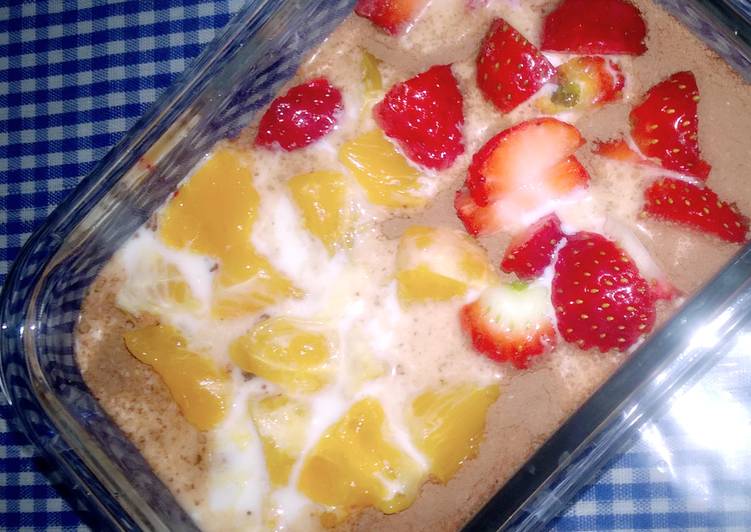 gambar untuk resep makanan Chocojery overnight oatmeal