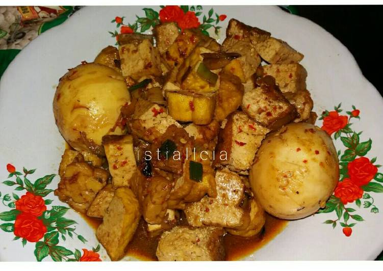 Resep Oseng 3T (Tempe Tahu Telur)