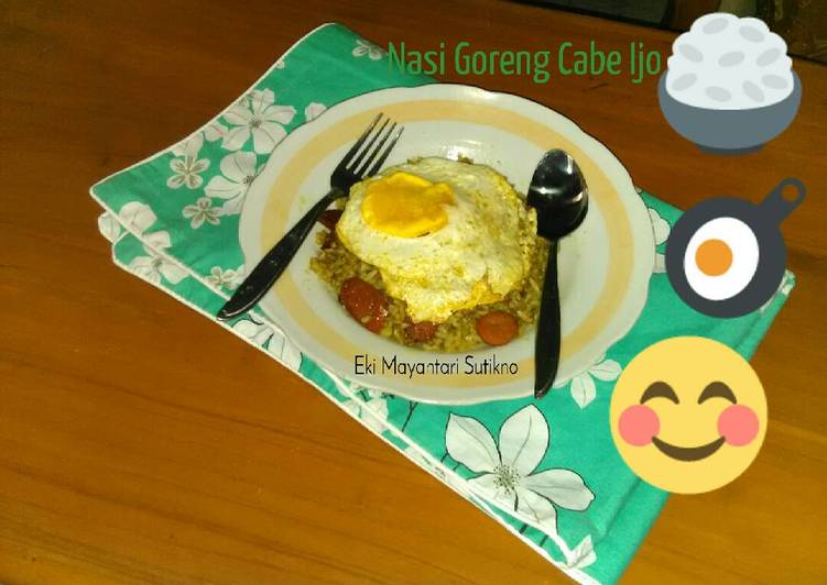 gambar untuk resep makanan Nasi Goreng Cabe Ijo