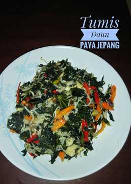 Tumis Daun Paya Jepang (#Postingrame2_Sayurtumis)