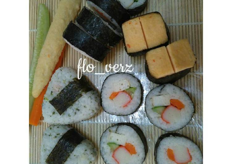 resep lengkap untuk DIY Kimbab, Onigiri, Sushi