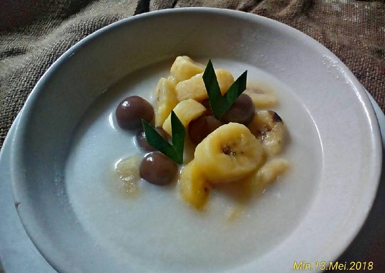 Kolak pisang kepok biji salak #BikinRamadhanBerkesan