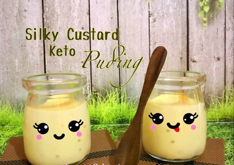 Resep Silky Custard Puding (Purin) ????? -Keto