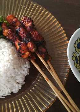 Sate ayam pedas manis