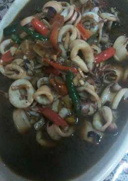 Cumi Merah cabai Hijau
