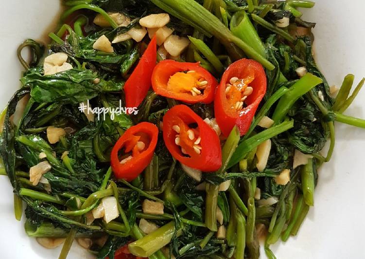 Cah kangkung tanpa garam