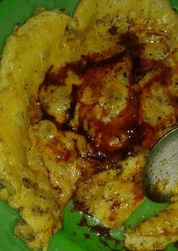 Banana omelet