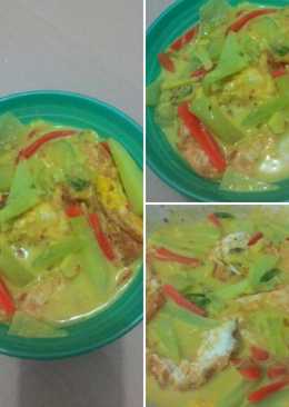 Acar Telur Ceplok Labu Siam + Wortel