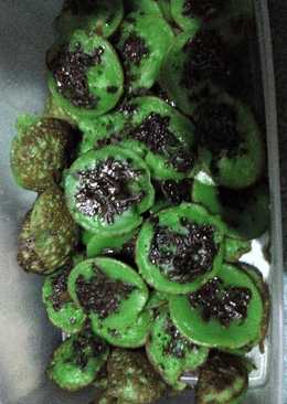 Kue cubit pandan mini