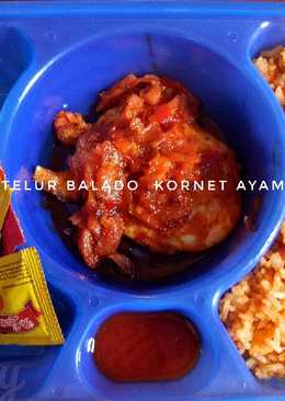 Telur balado kornet ayam #bikinRamadanBerkesan